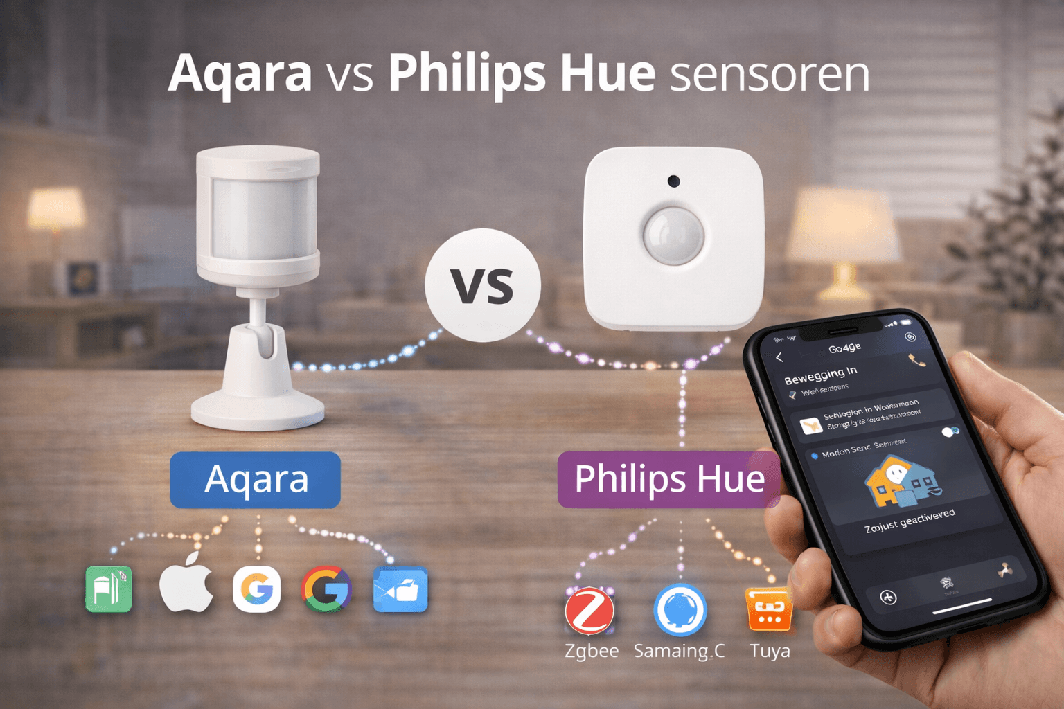 Aqara vs Philips Hue sensoren (2026): welke Zigbee sensoren zijn beter?