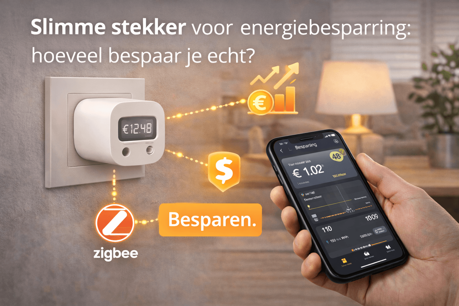 Slimme stekker voor energiebesparing: hoeveel bespaar je echt? (2026)