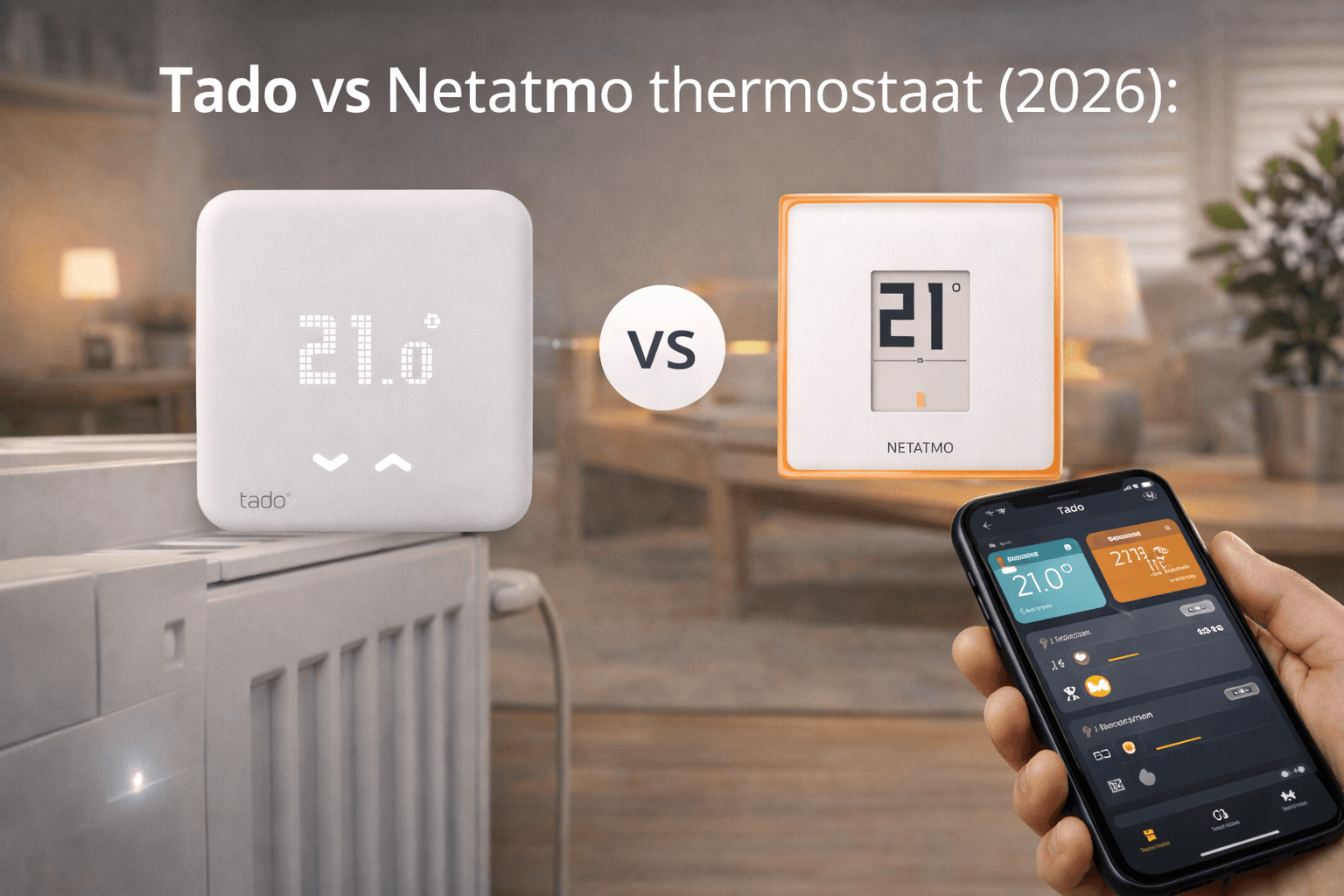 Tado vs Netatmo thermostaat (2026): welke past bij jou?