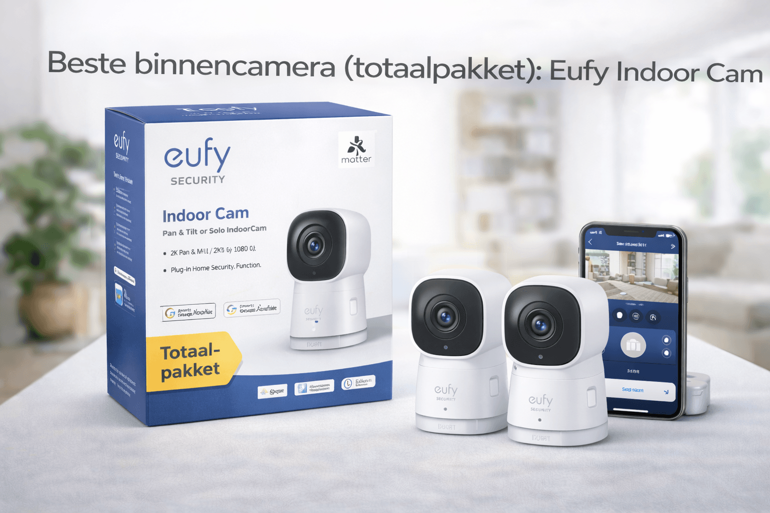 Beste binnencamera (totaalpakket): Eufy Indoor Cam