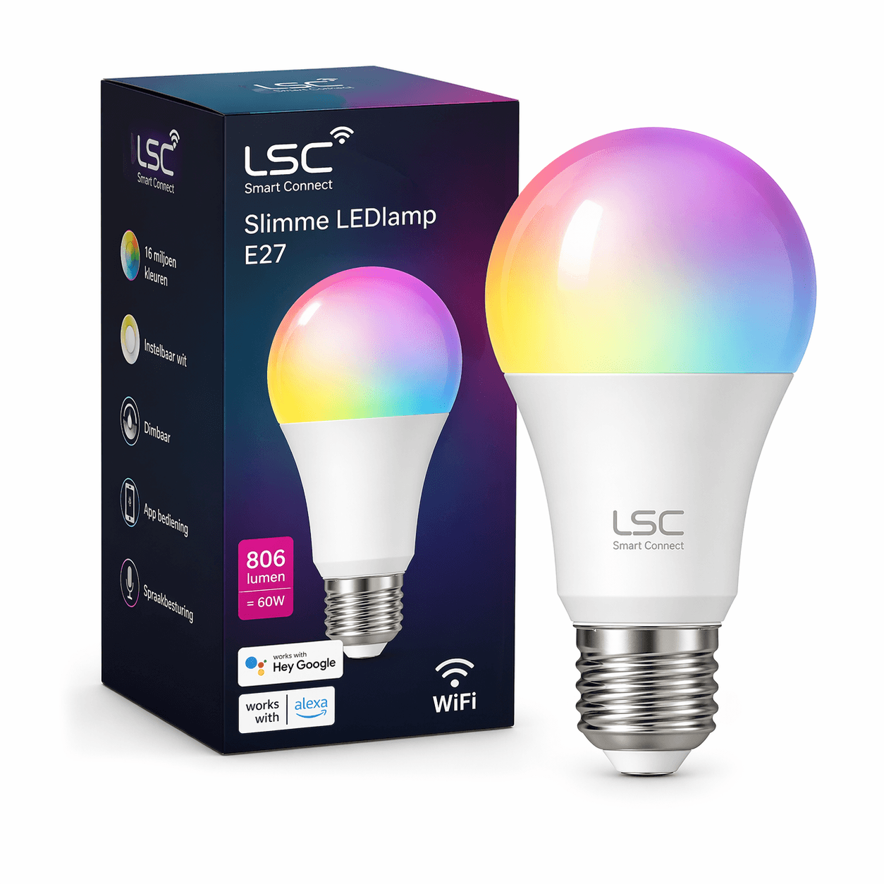 LSC Slimme ledlamp E27 — beste instapper