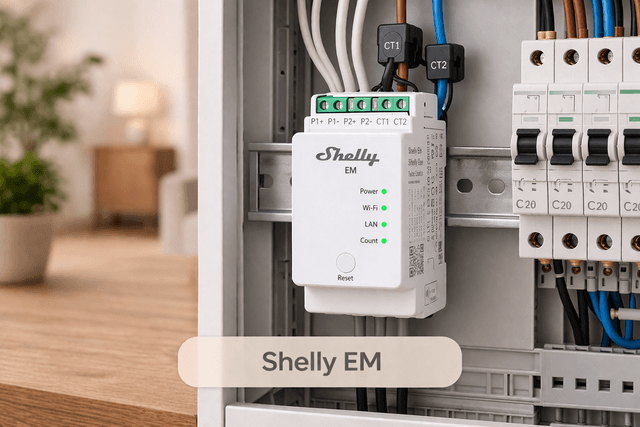 Shelly EM Energiemeter