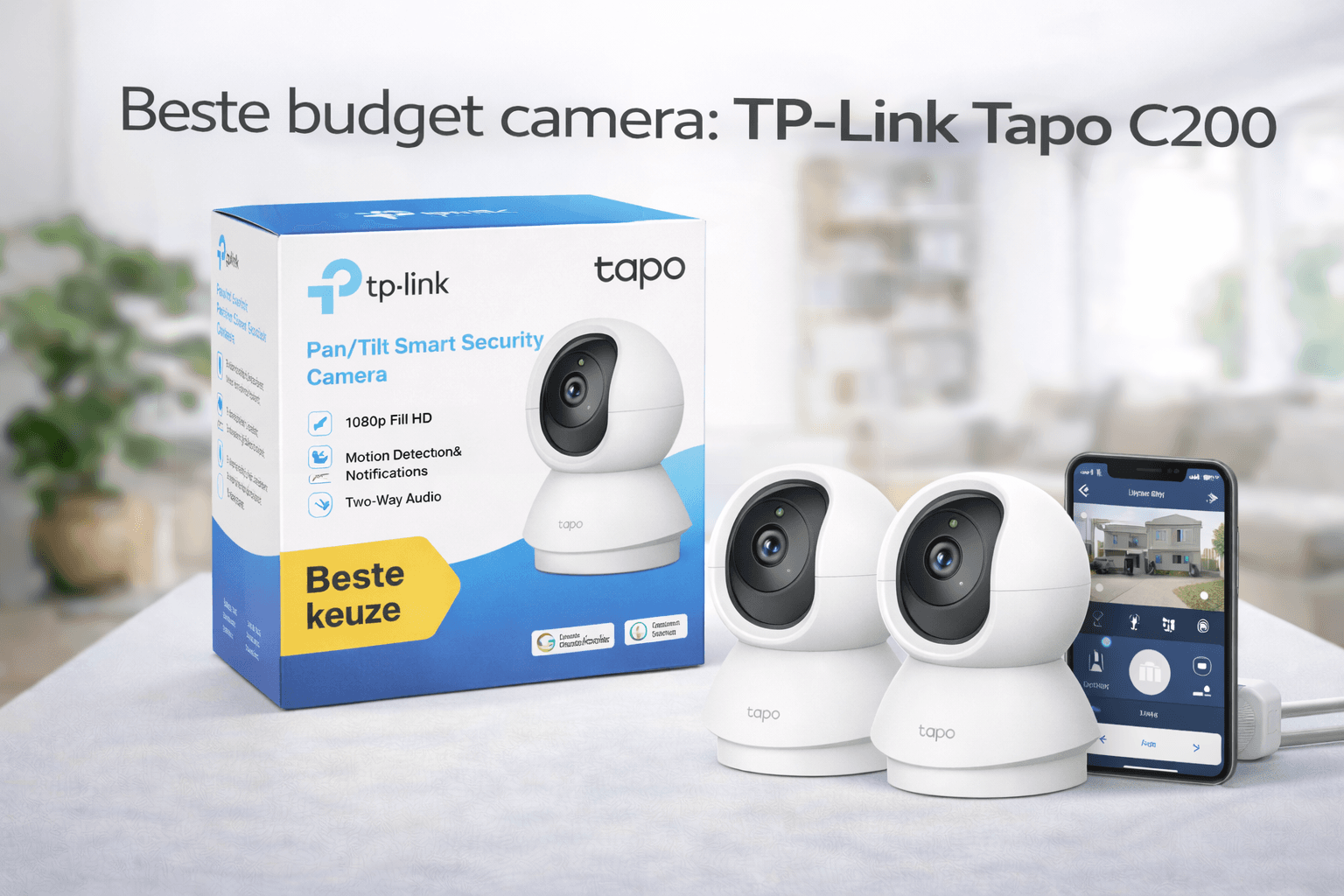 Beste budget camera: TP-Link Tapo C200