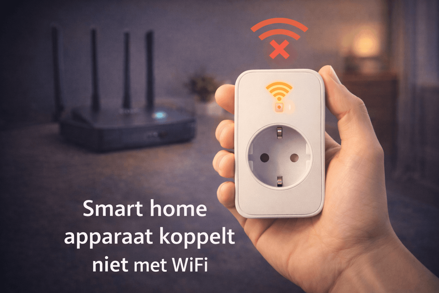Smart home apparaat koppelt niet met Wi-Fi