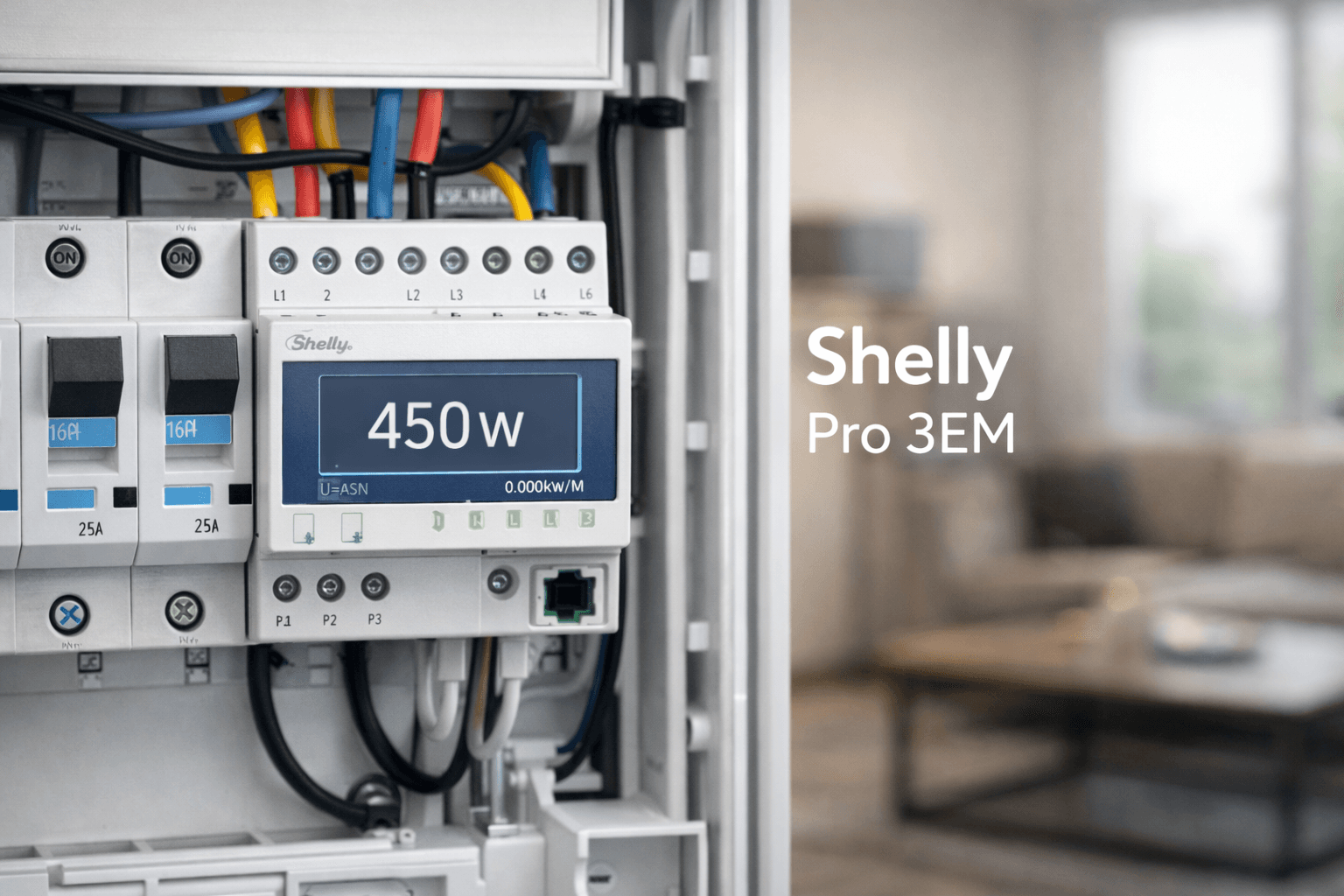 Beste keuze voor zonnepanelen en 3-fase: Shelly Pro 3EM