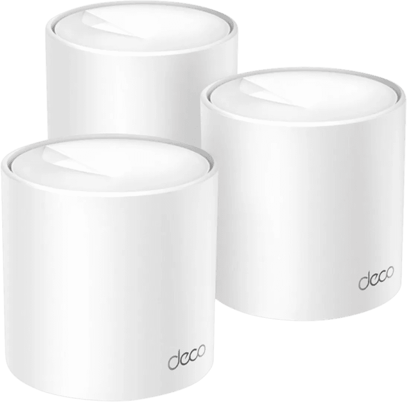 Beste budget wifi 6 mesh voor grotere woningen: TP-Link Deco X10 3-pack
